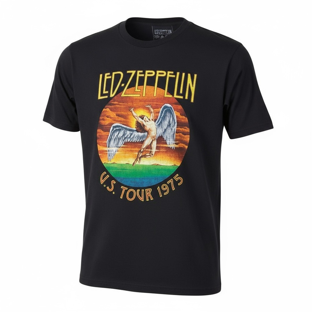 🗡️ Led Zeppelin Tour‎ ‘75 Tee 🕊️ Angelic Rage | Men’s M